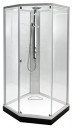 IDO Showerama 8-5 100x100 см (профиль-белый; стекло - прозрачное)