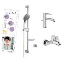 VITRA Minimax S комплект для раковины и для ванны с душевым гарнитуром